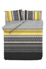 L'essentiel linge de maison Juego de funda de edredón Formas - Yellow